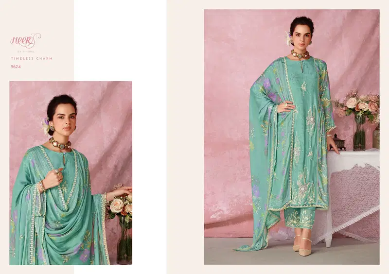 Tulip Vol 206 By Kimora Heer Muslin Printed Salwar Suits Wholesalers In Delhi